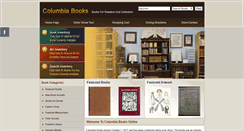 Desktop Screenshot of columbiabooksonline.com